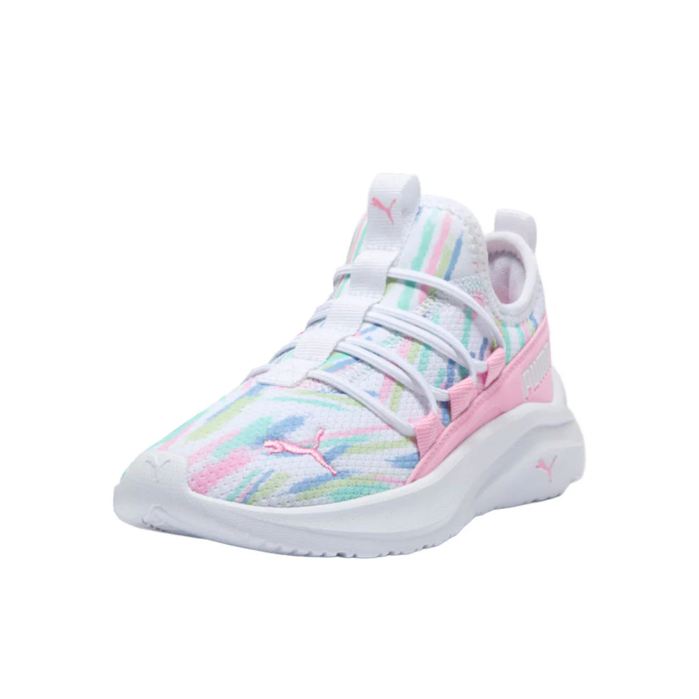 Softride One4All Rainbow Brush Slip On Sneakers (Little Kid) - Image 2