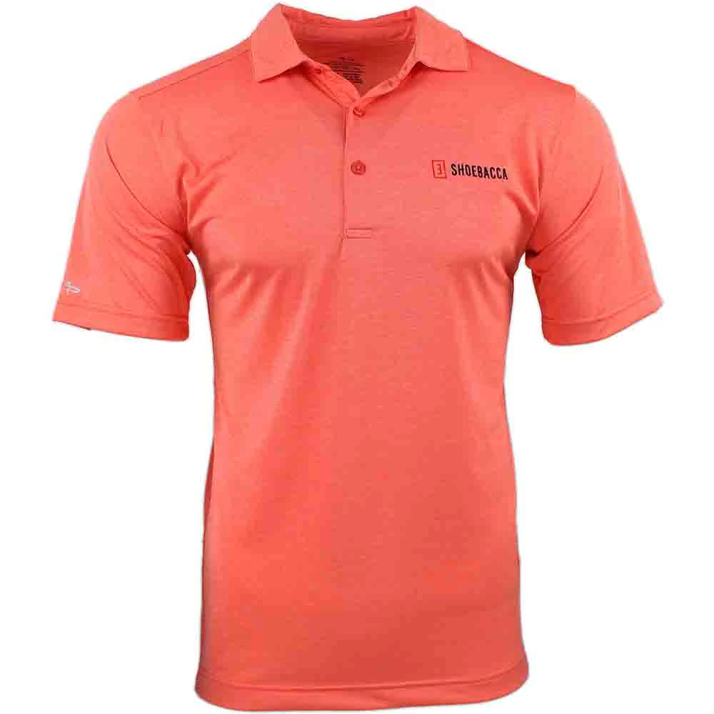 Solid Heather Short Sleeve Polo Shirt
