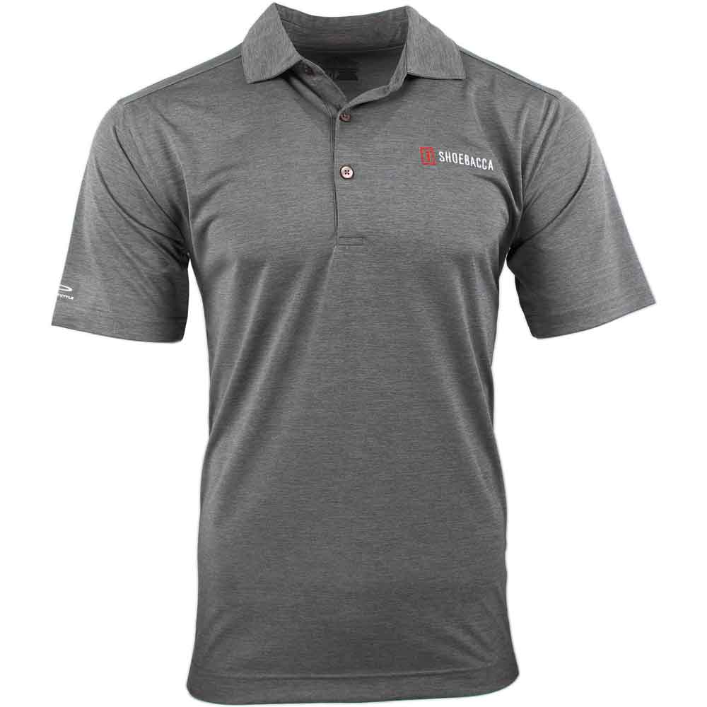 Solid Heather Short Sleeve Polo Shirt