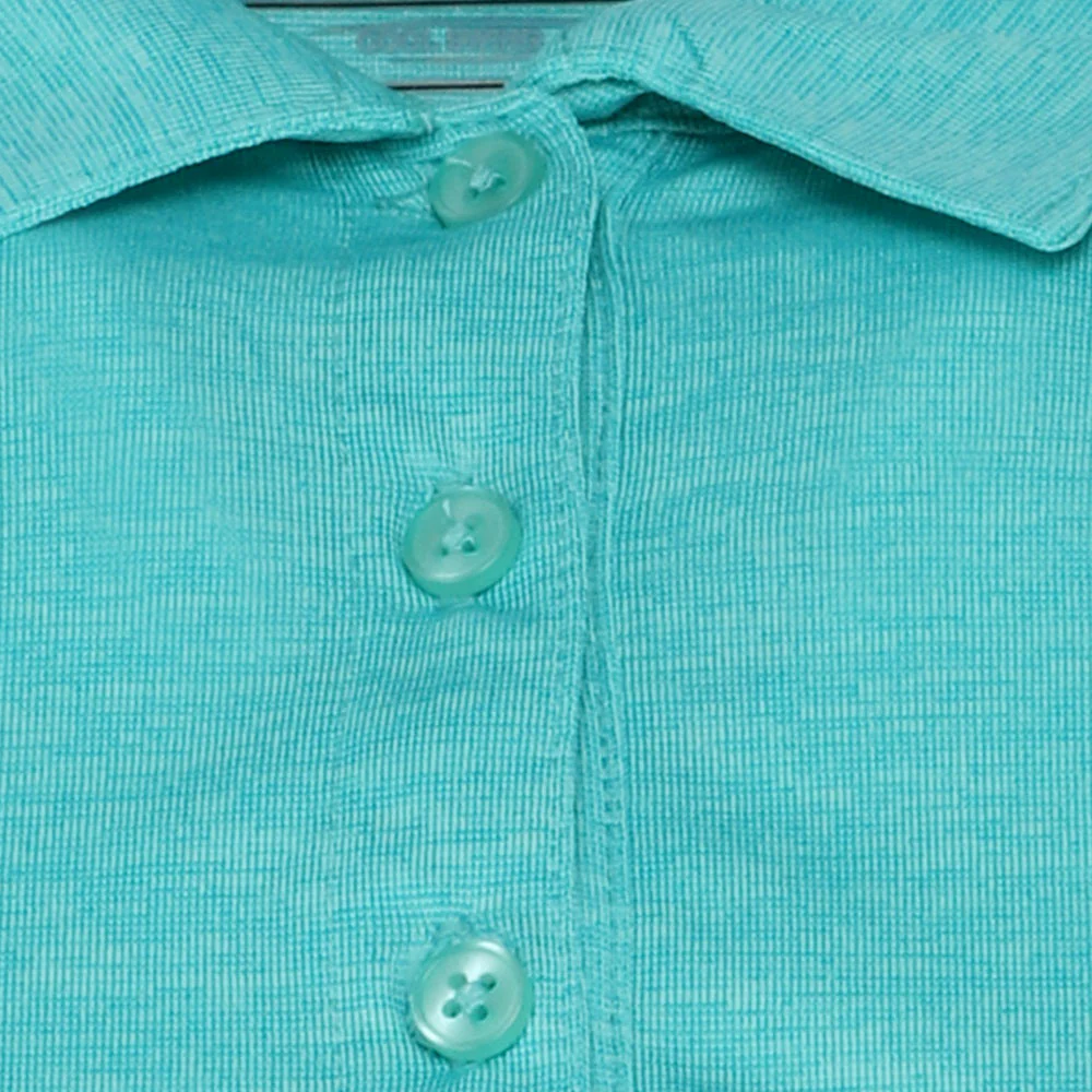 Solid Heather Short Sleeve Polo Shirt - Image 3