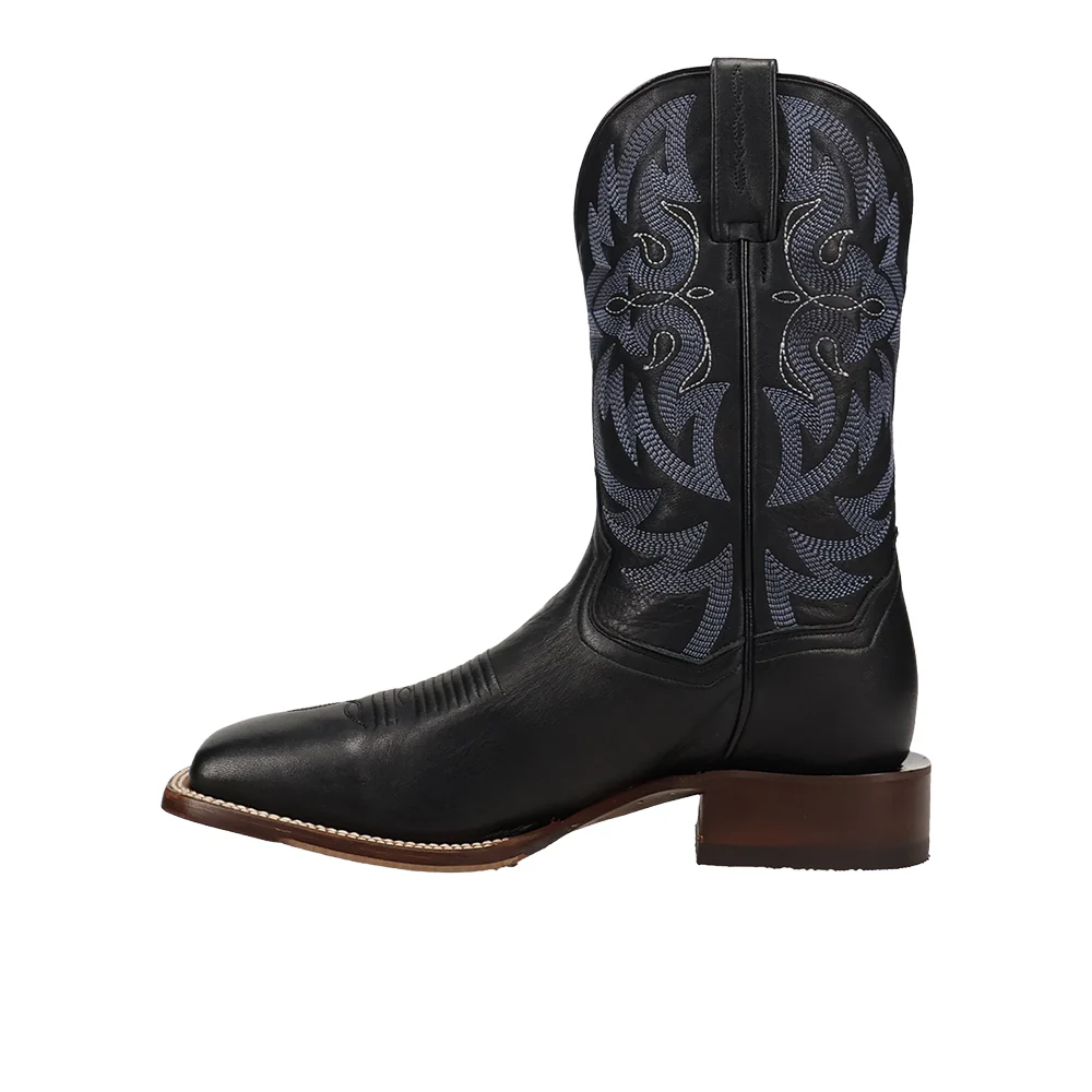 Sonara Leather Square Toe Pull On Cowboy Boots - Image 3