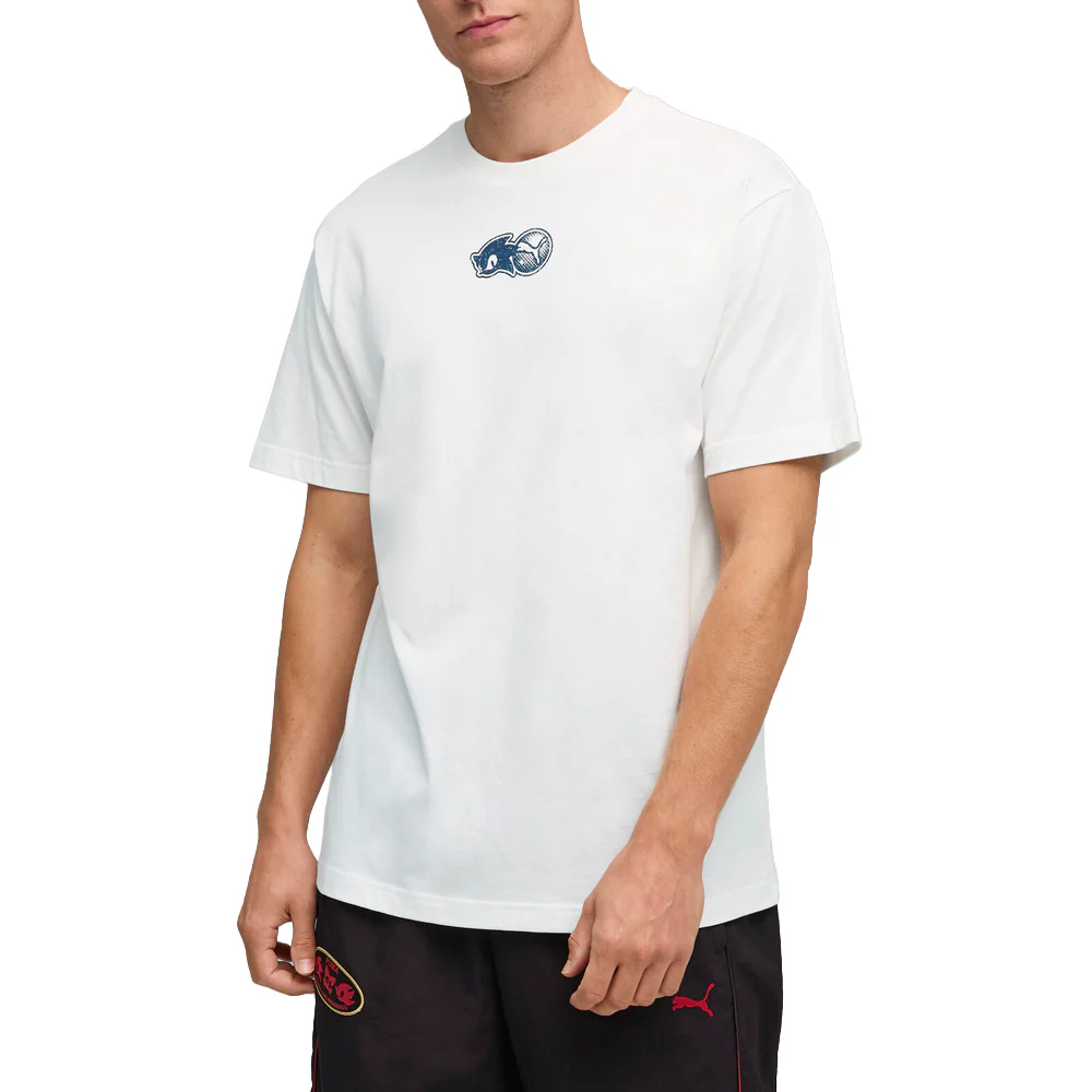 PUMA X SONIC THE HEDGEHOG Relaxed Graphic Crew Neck Short Sleeve T-Shirt - Image 3