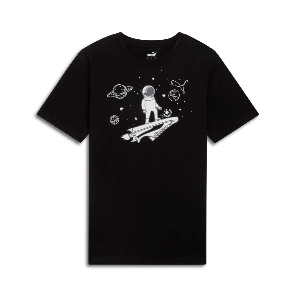 Graphics Space Crew Neck Short Sleeve T-Shirt
