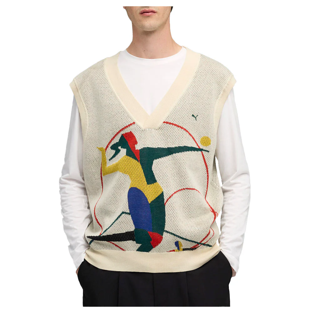 Special Items Knit Vest V-Neck Sleeveless Sweater - Image 3