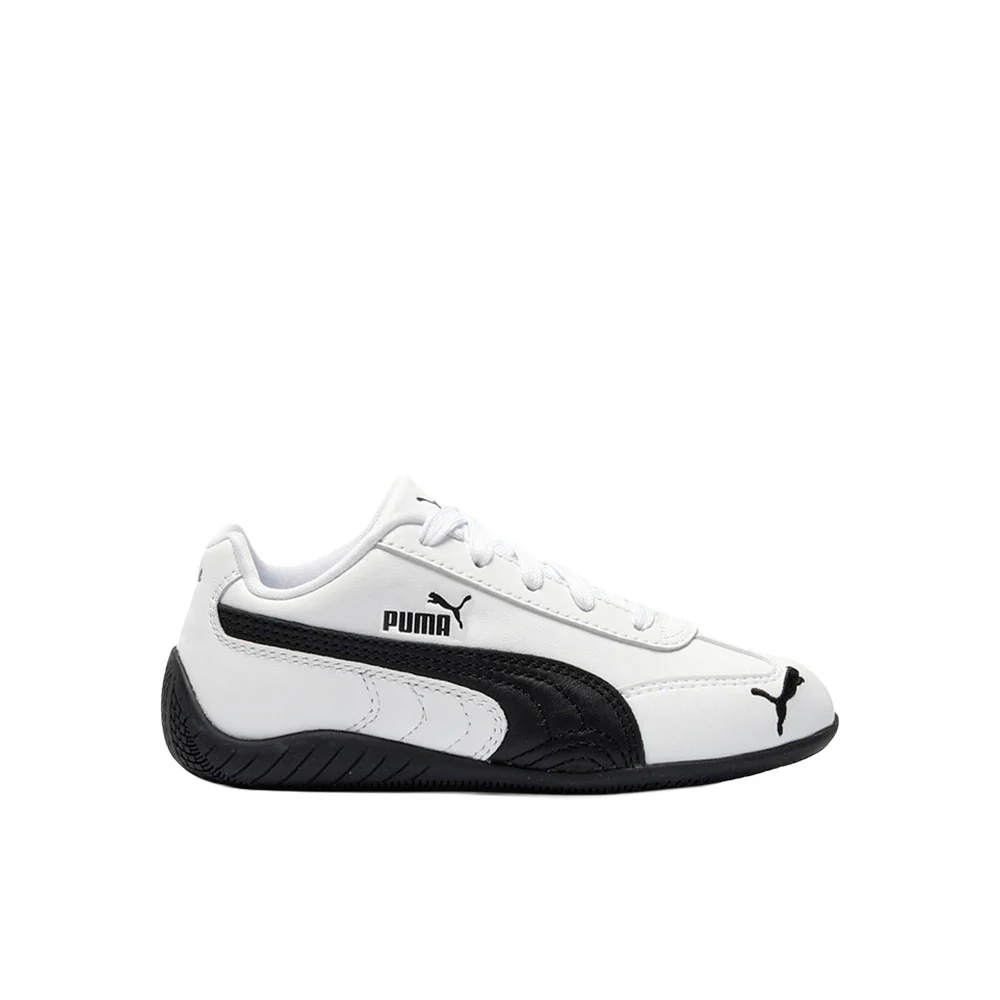 Speedcat Full Leather Lace Up Sneakers (Little Kid)