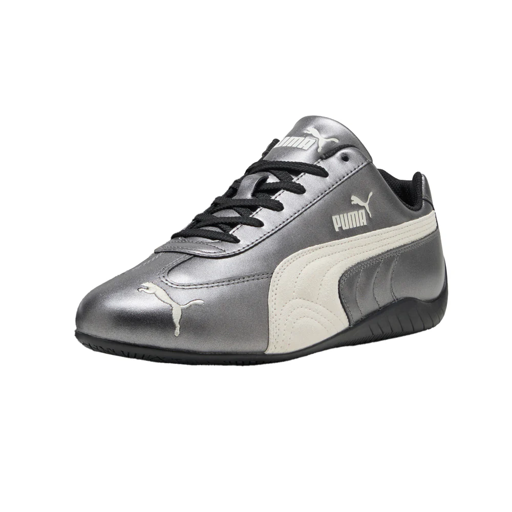 Speedcat Metallic Lace Up Sneakers - Image 2