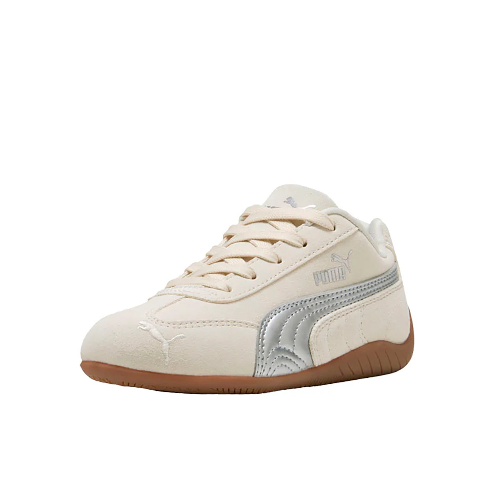 Speedcat Metallic Lace Up Sneakers (Little Kid) - Image 2