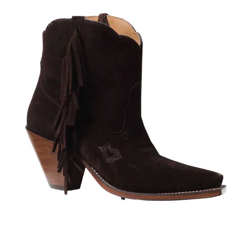 Spirit Snip Toe Pull On Cowboy Booties - Image 2