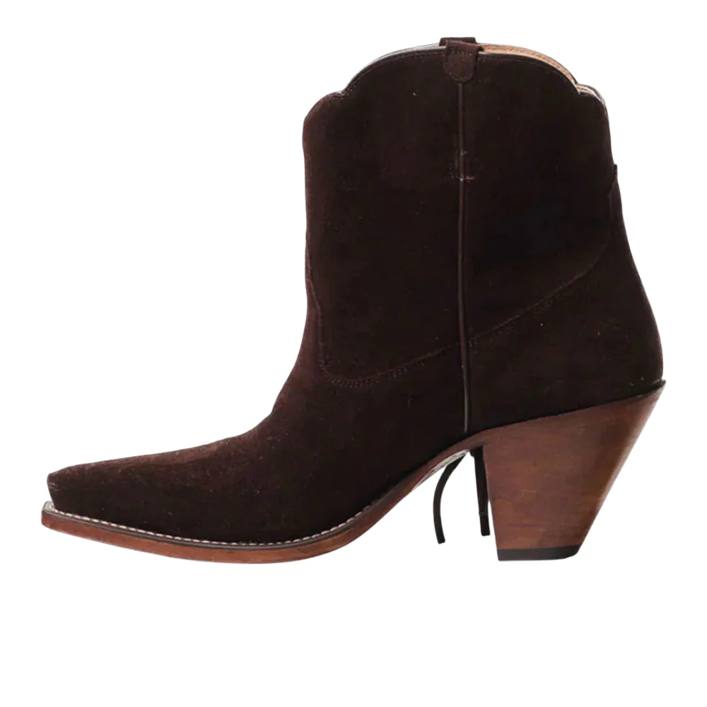 Spirit Snip Toe Pull On Cowboy Booties - Image 3