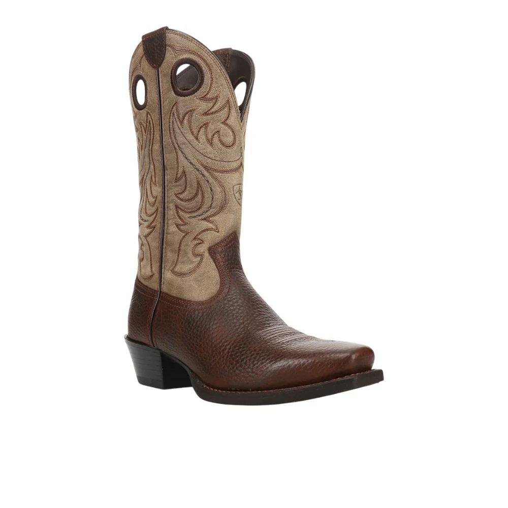 Sport Embroidered Square Toe Pull On Cowboy Boots - Image 2