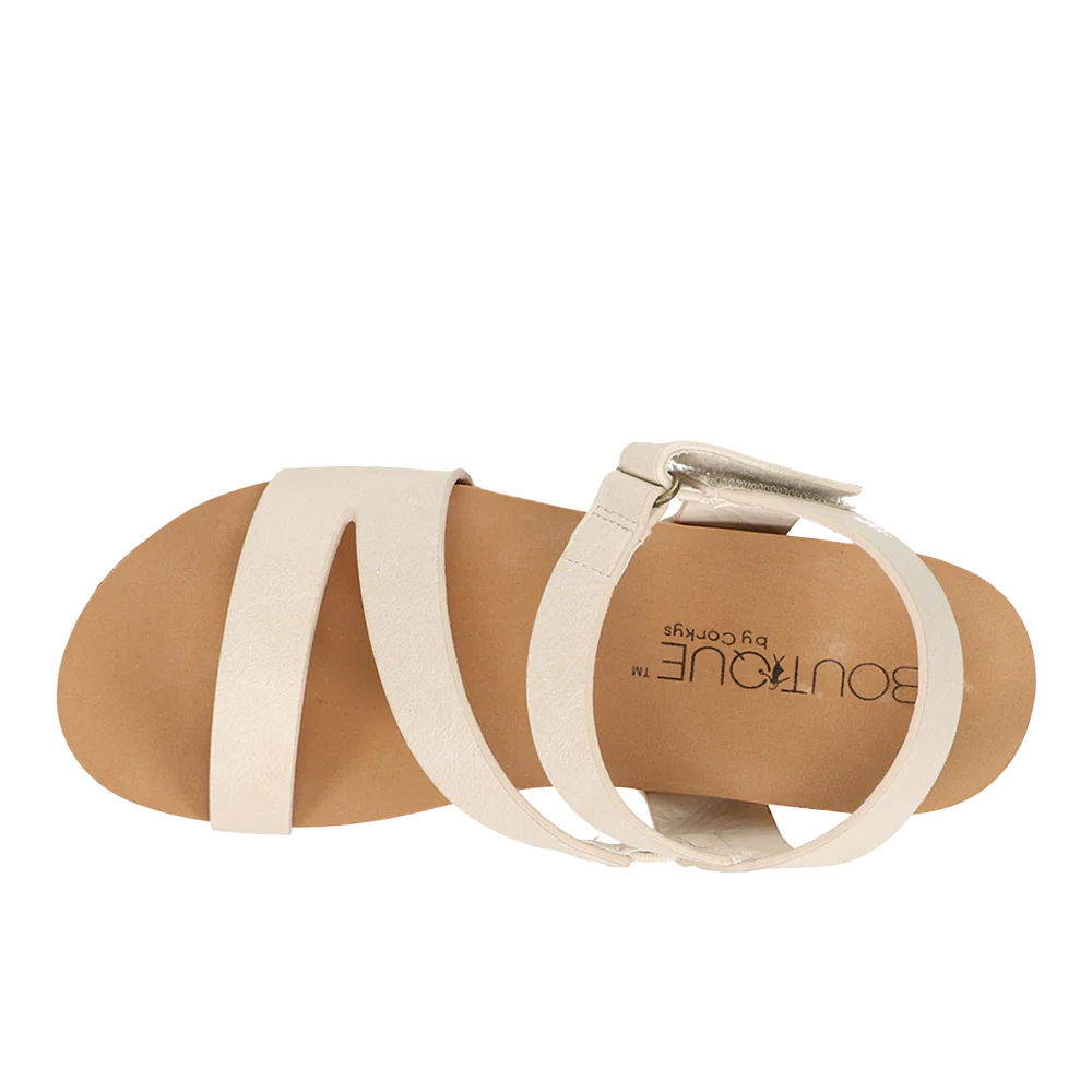Spring Fling Studded Ankle Strap Wedge Sandals - Image 4
