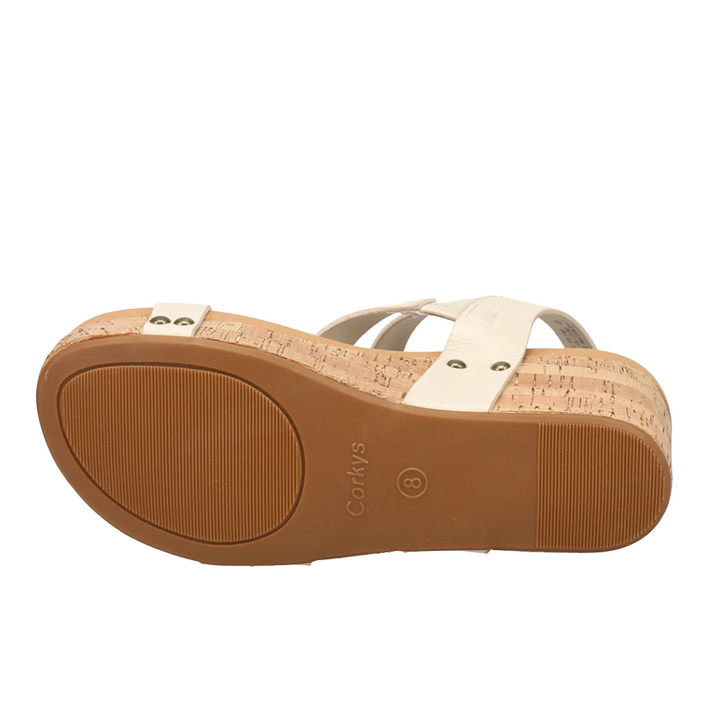 Spring Fling Studded Ankle Strap Wedge Sandals - Image 5