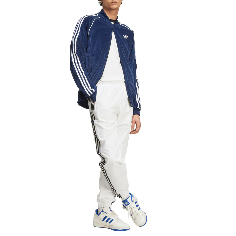 SST Adicolor Velour Full Zip Track Jacket - Image 5