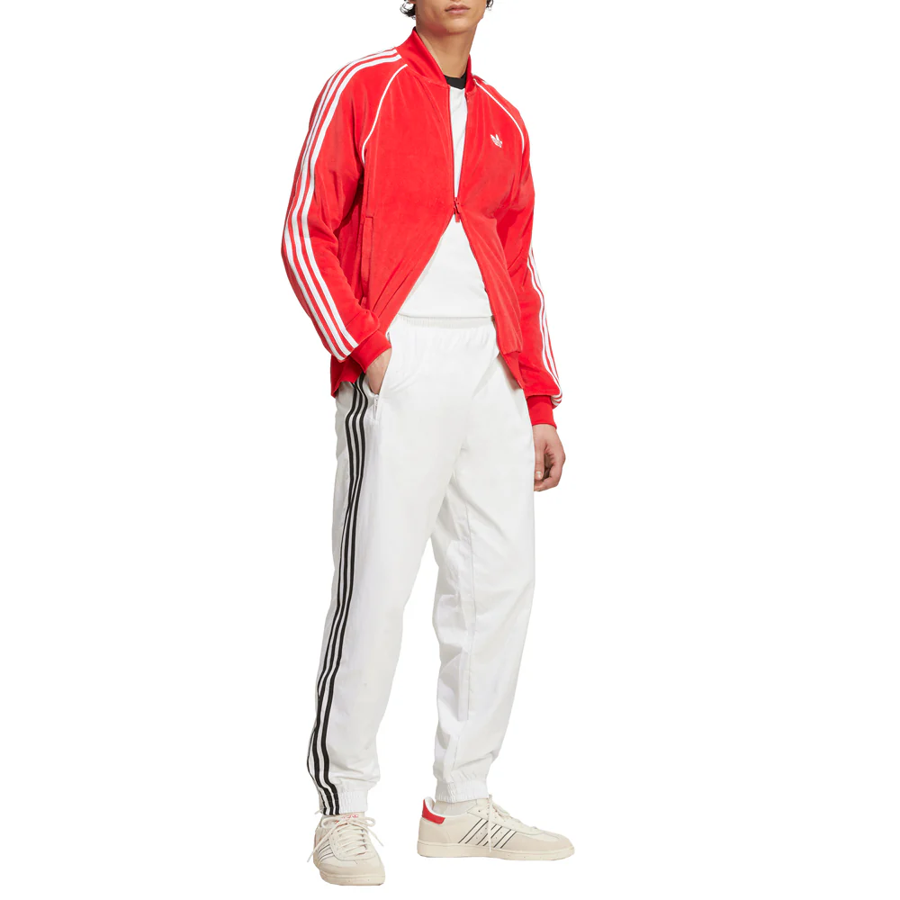 SST Adicolor Velour Full Zip Track Jacket - Image 5