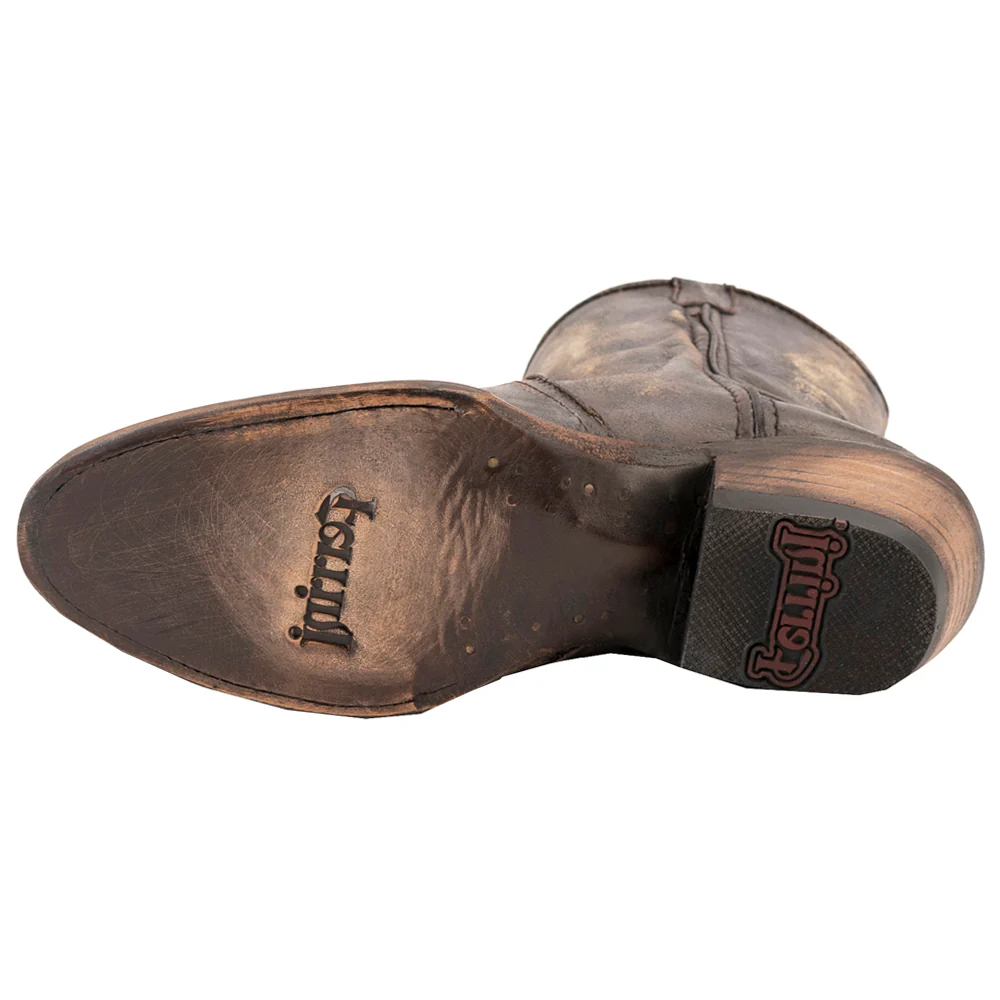 Stacey Round Toe Zippered Cowboy Booties - Image 4