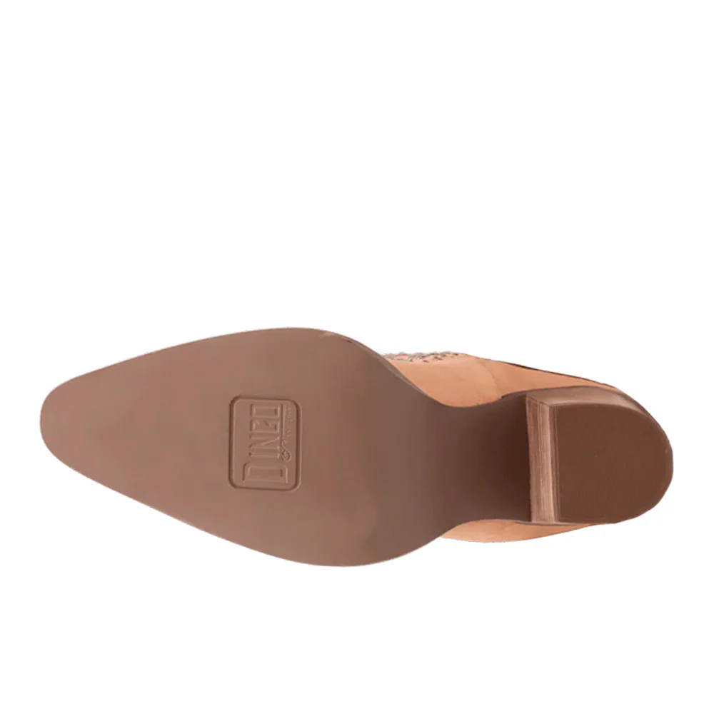 Star Power Suede Leather Snip Toe Cowboy Boots - Image 5