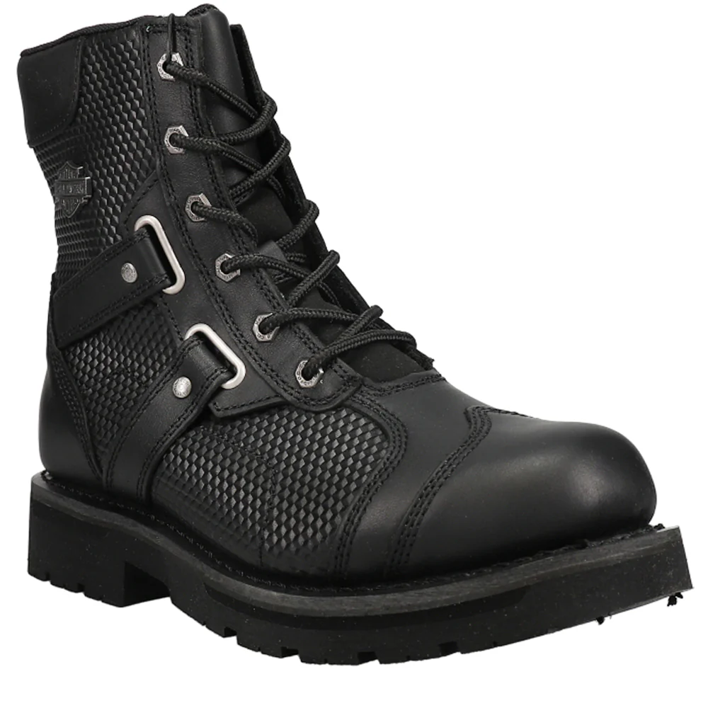 Stealth Leather Motorcycle Boots - Image 2