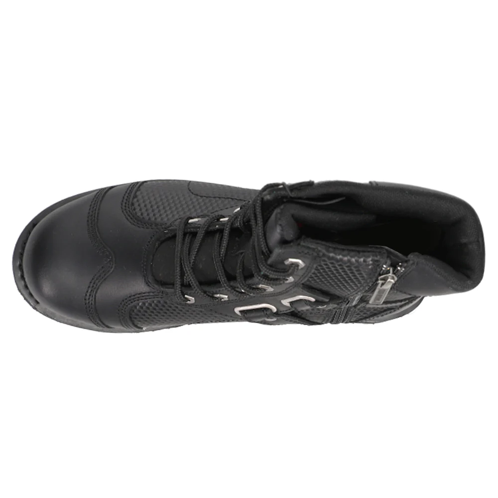 Stealth Leather Motorcycle Boots - Image 4