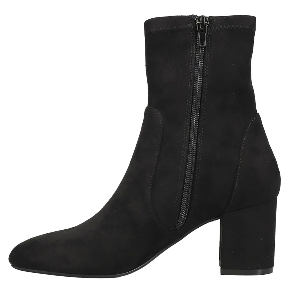 Stevy Round Toe Zippered Boots - Image 3