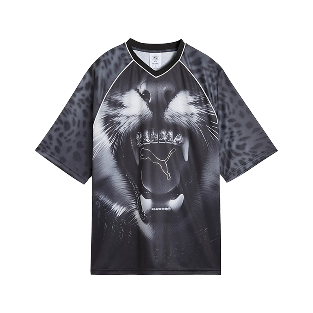 Street Glam Bedazzled Graphic V-Neck Replica Jersey