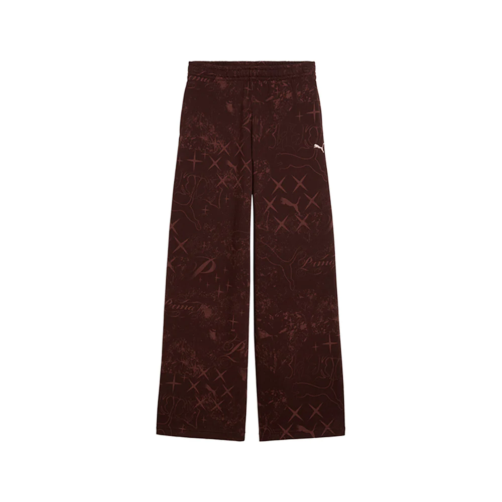 Street Glam Slouchy Graphic Pants