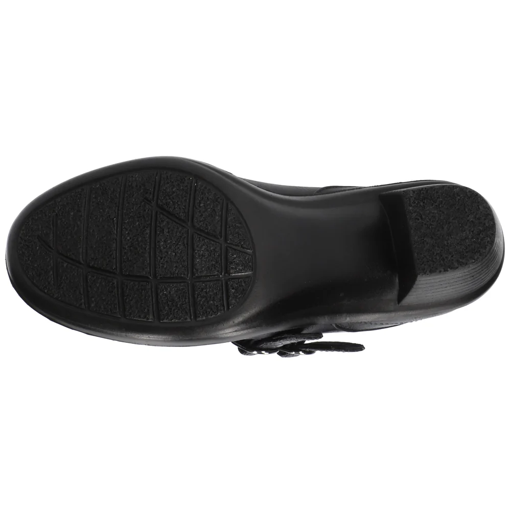 Stroll Round Toe Block Heel Pumps - Image 5