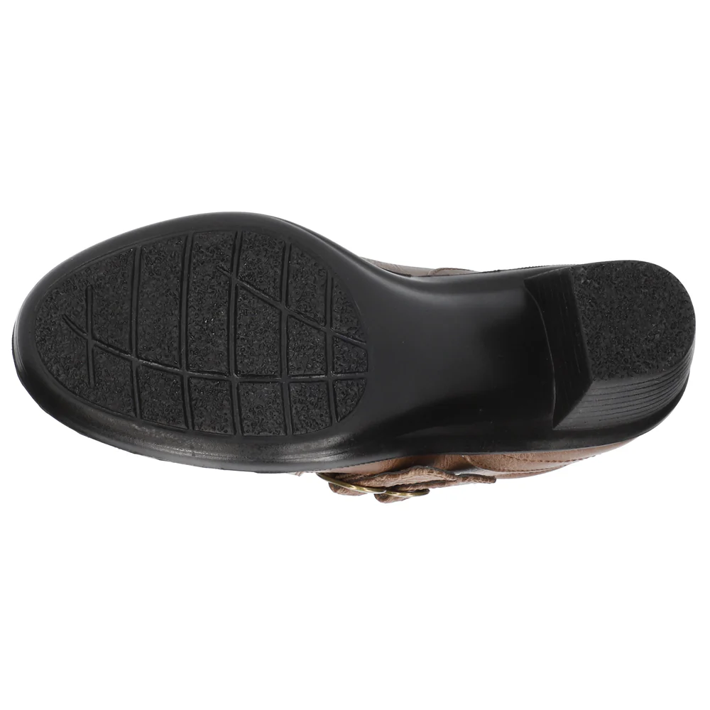 Stroll Round Toe Block Heel Pumps - Image 5