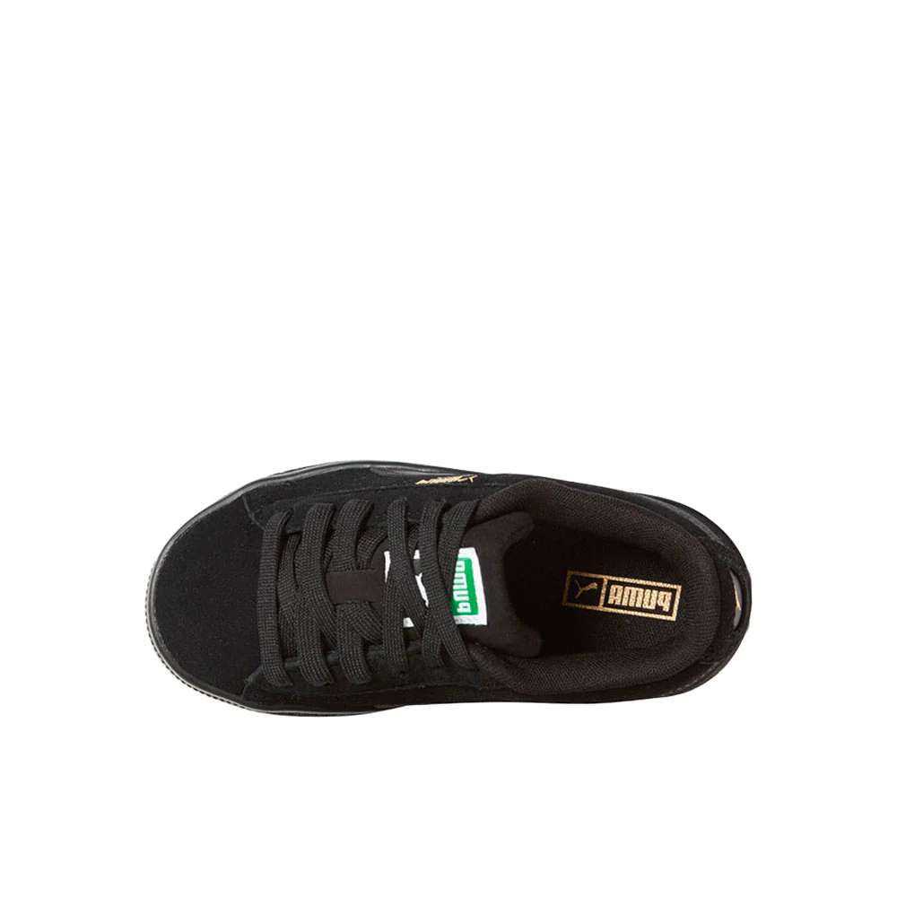 Suede Classic Lace Up Sneakers (Little Kid) - Image 4