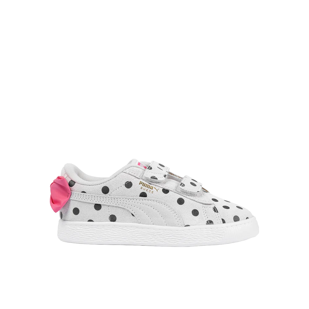 Suede Classic LF Bow Slip On Sneakers (Little Kid-Big Kid)