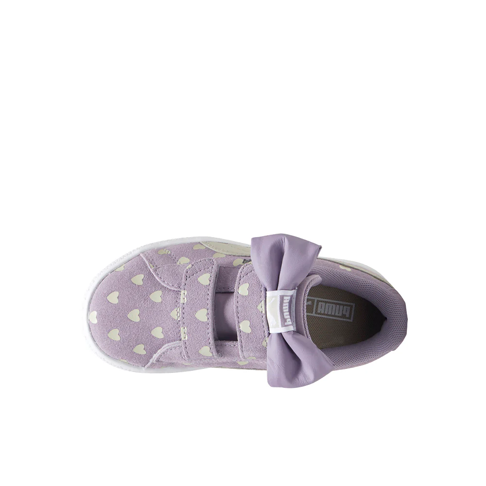 Suede Classic Lf Re-Bow V Slip On Sneakers (Little Kid) - Image 4