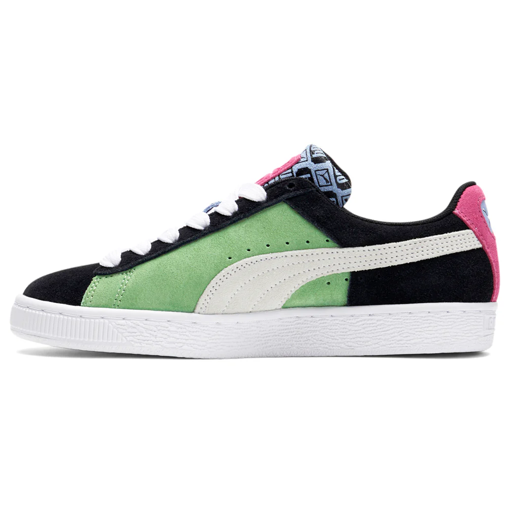 Suede Classix Perforated Lace Up Sneakers - Image 3