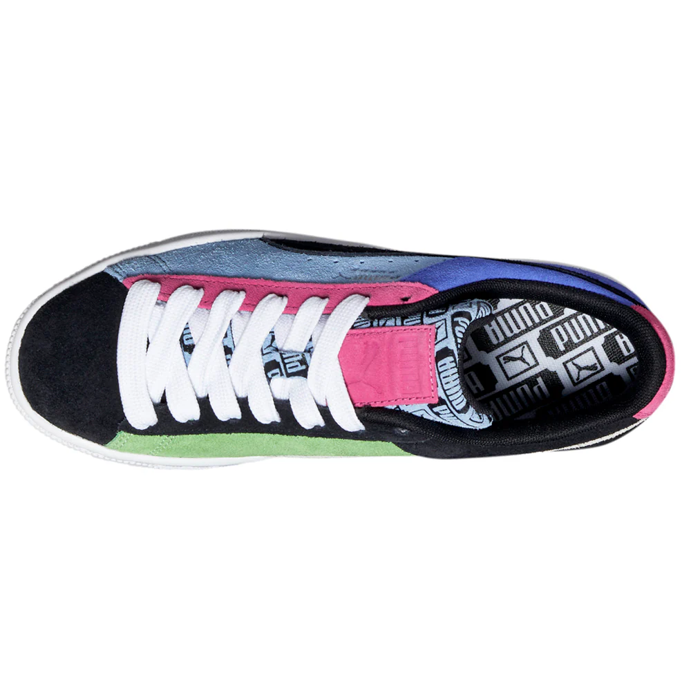 Suede Classix Perforated Lace Up Sneakers - Image 4