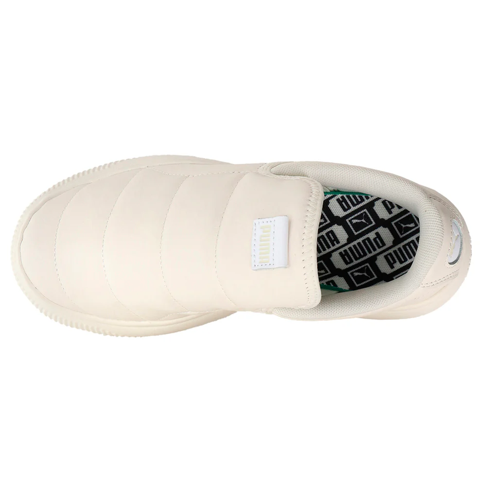 Suede Mayu Quilted Leather Slip On Shoes - Image 4