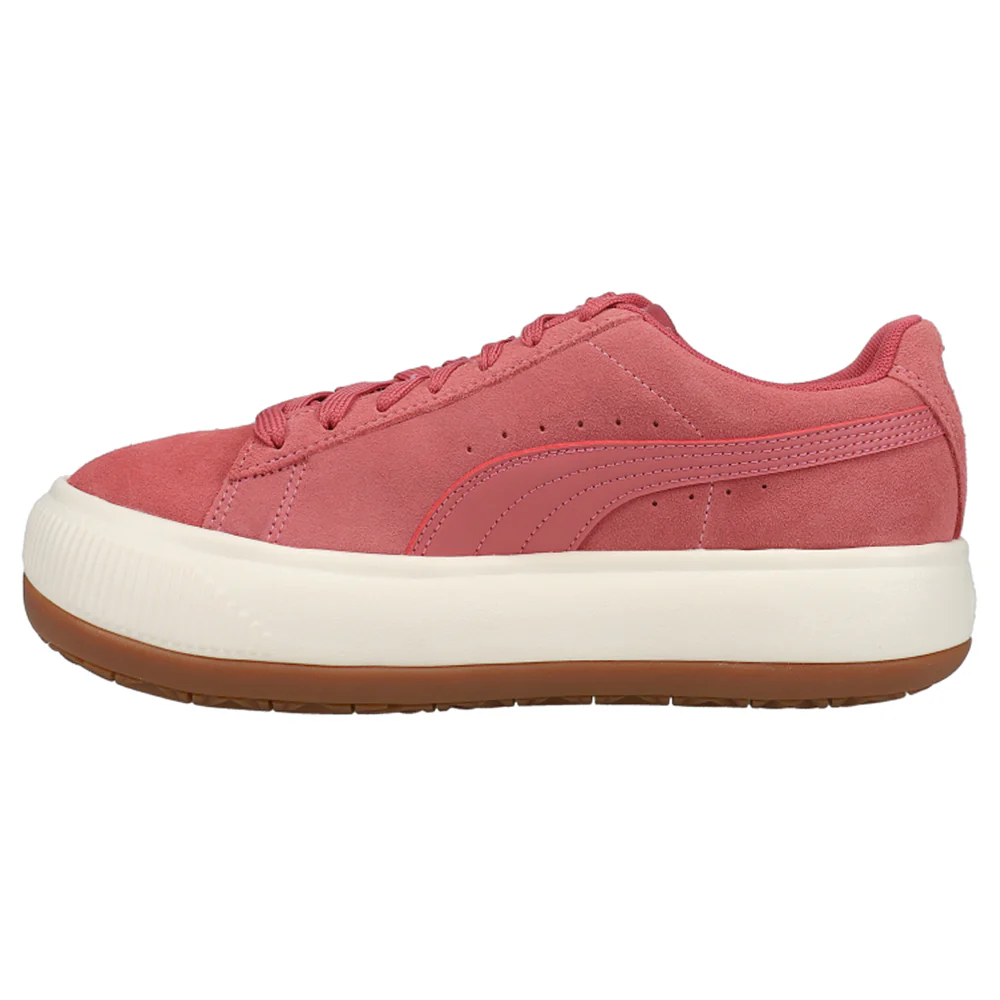Suede Mayu Perforated Platform Sneakers - Image 3