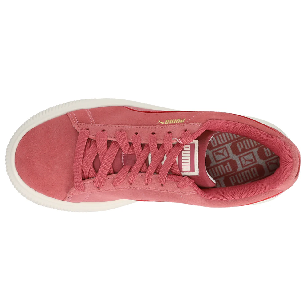 Suede Mayu Perforated Platform Sneakers - Image 4