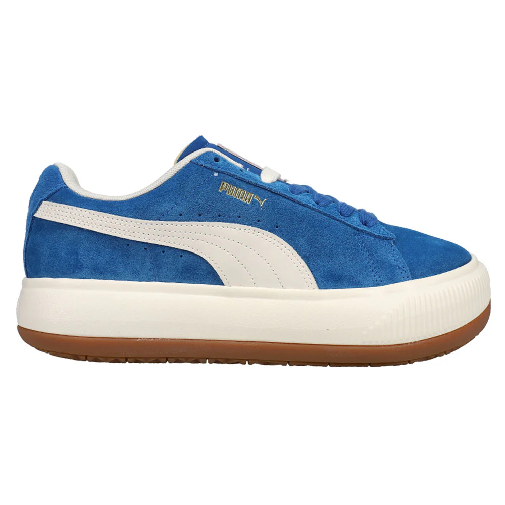 Suede Mayu Up Perforated Platform Sneakers