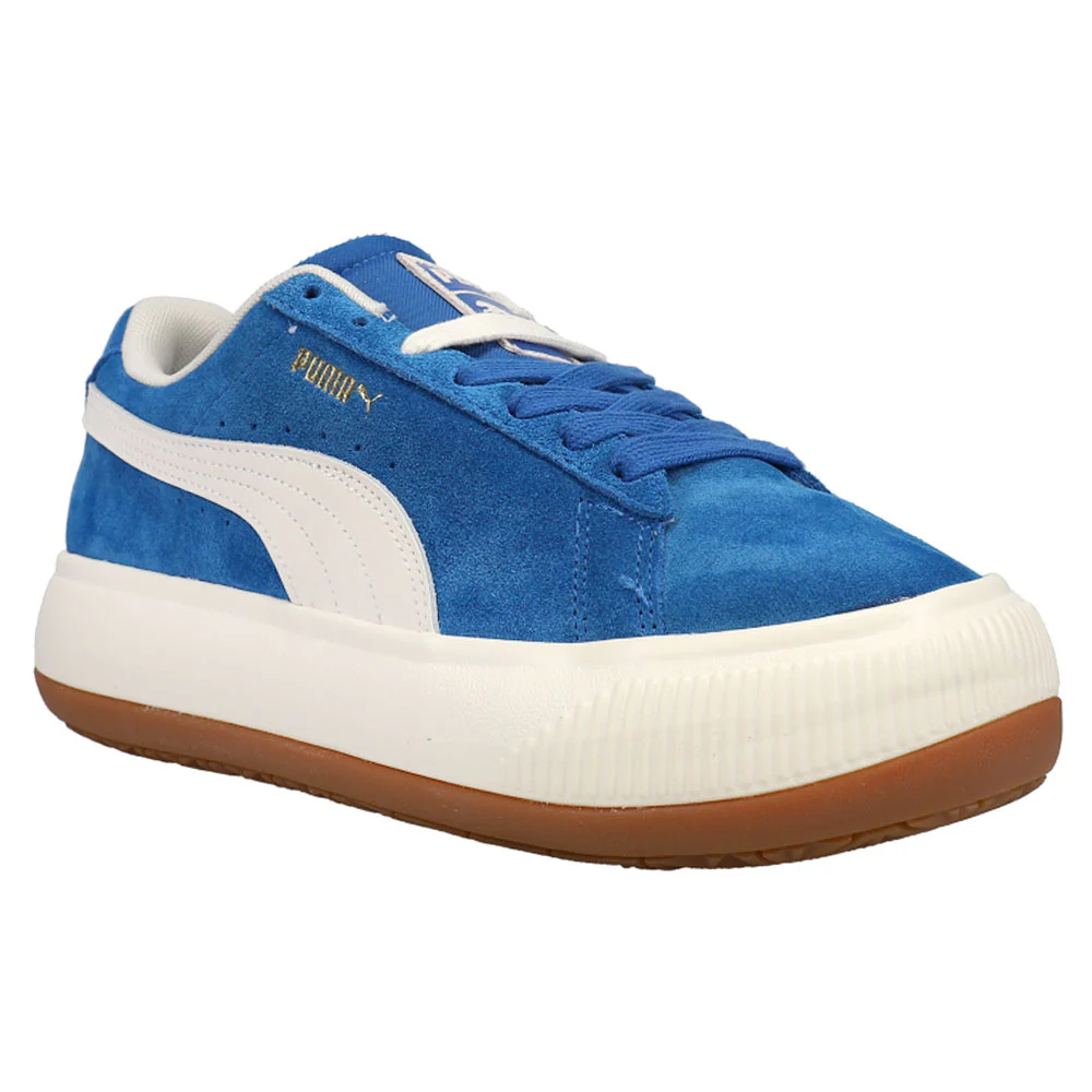 Suede Mayu Up Perforated Platform Sneakers - Image 2