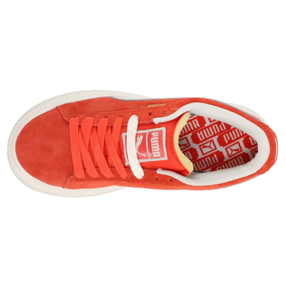 Suede Mayu Up Perforated Platform Sneakers - Image 4