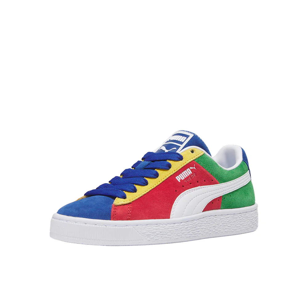 Suede Medalist Lace Up Sneakers (Big Kid) - Image 2
