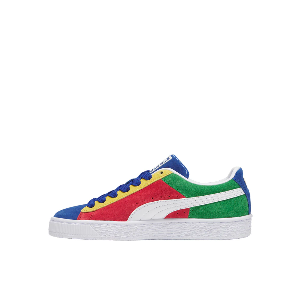 Suede Medalist Lace Up Sneakers (Big Kid) - Image 3
