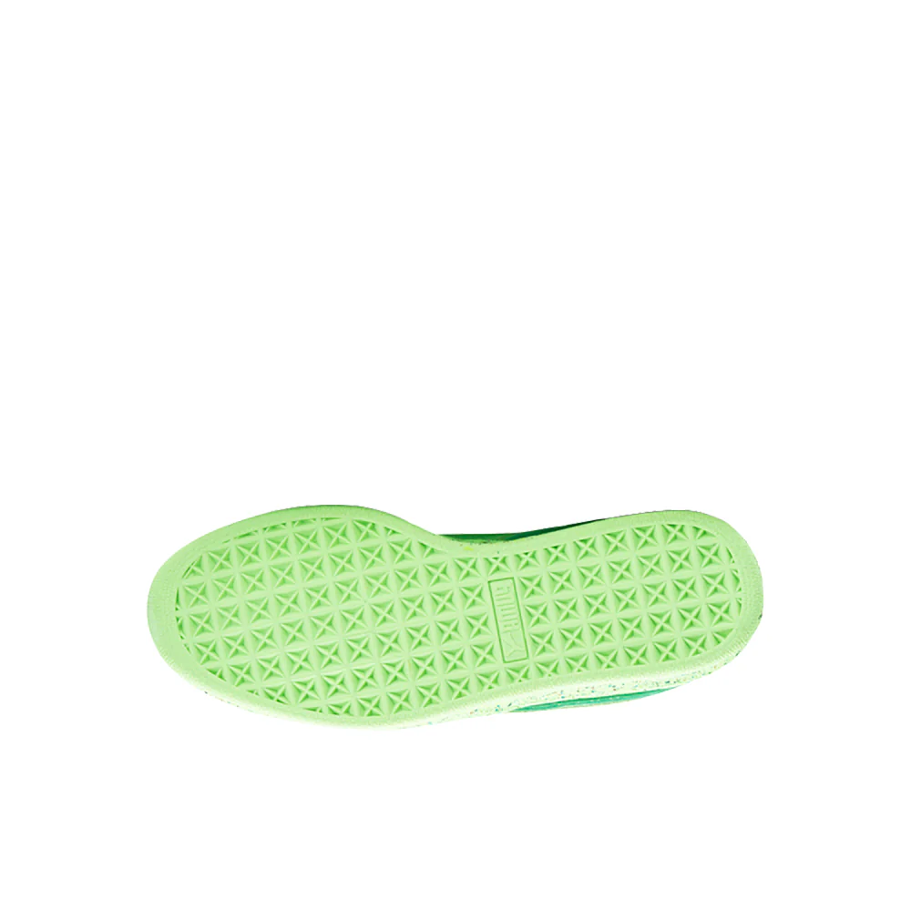 Suede Mono Triplex Neon Lace Up Sneakers (Big Kid) - Image 5
