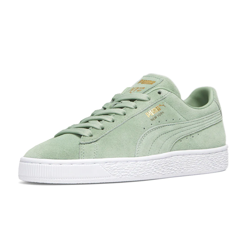 Suede NYC Lace Up Sneakers - Image 2