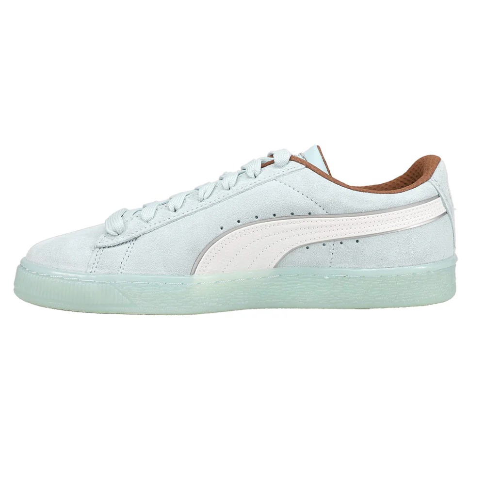 Suede NYC Lace Up Sneakers - Image 3