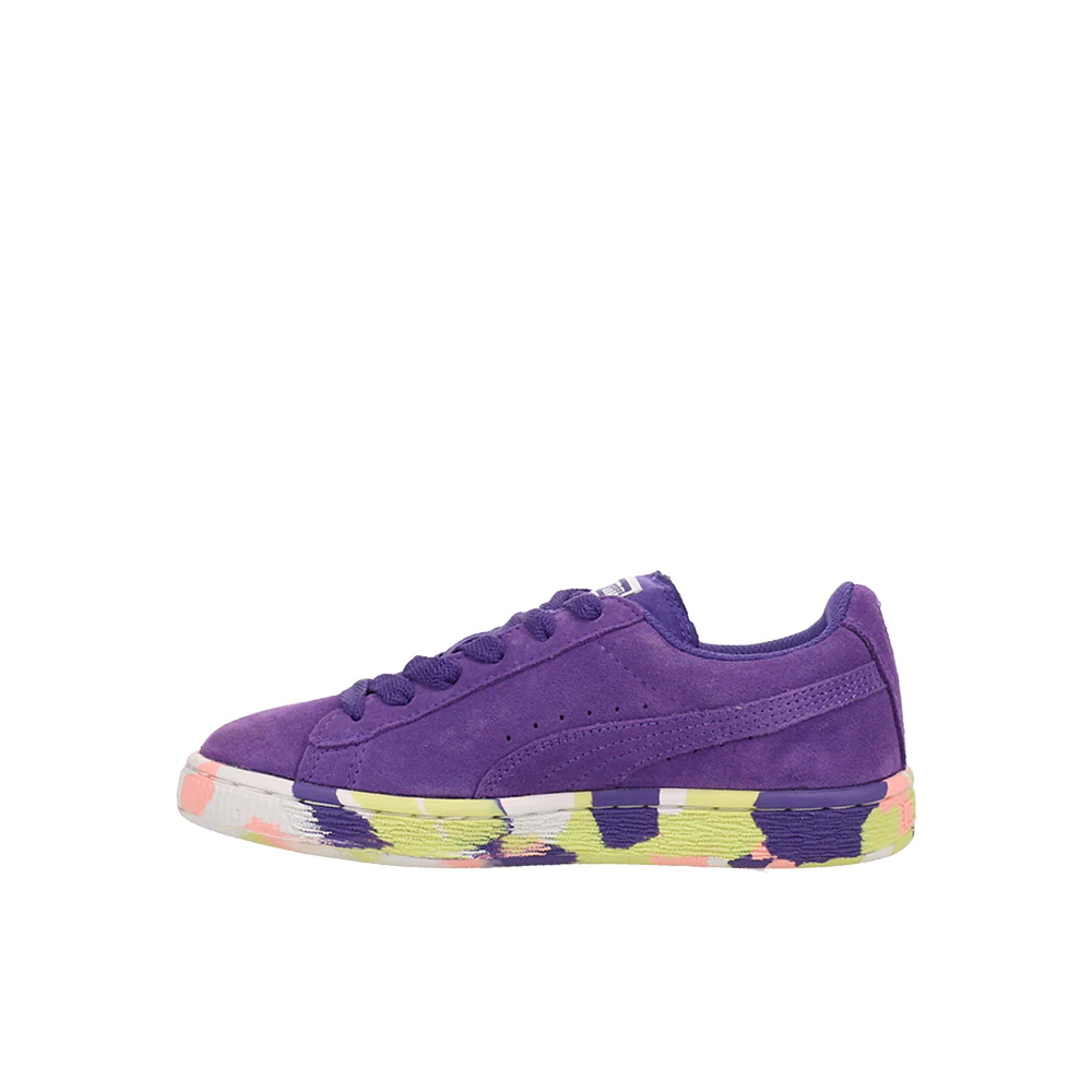 Suede Rubbermix Junior Lace Up Sneakers - Image 3