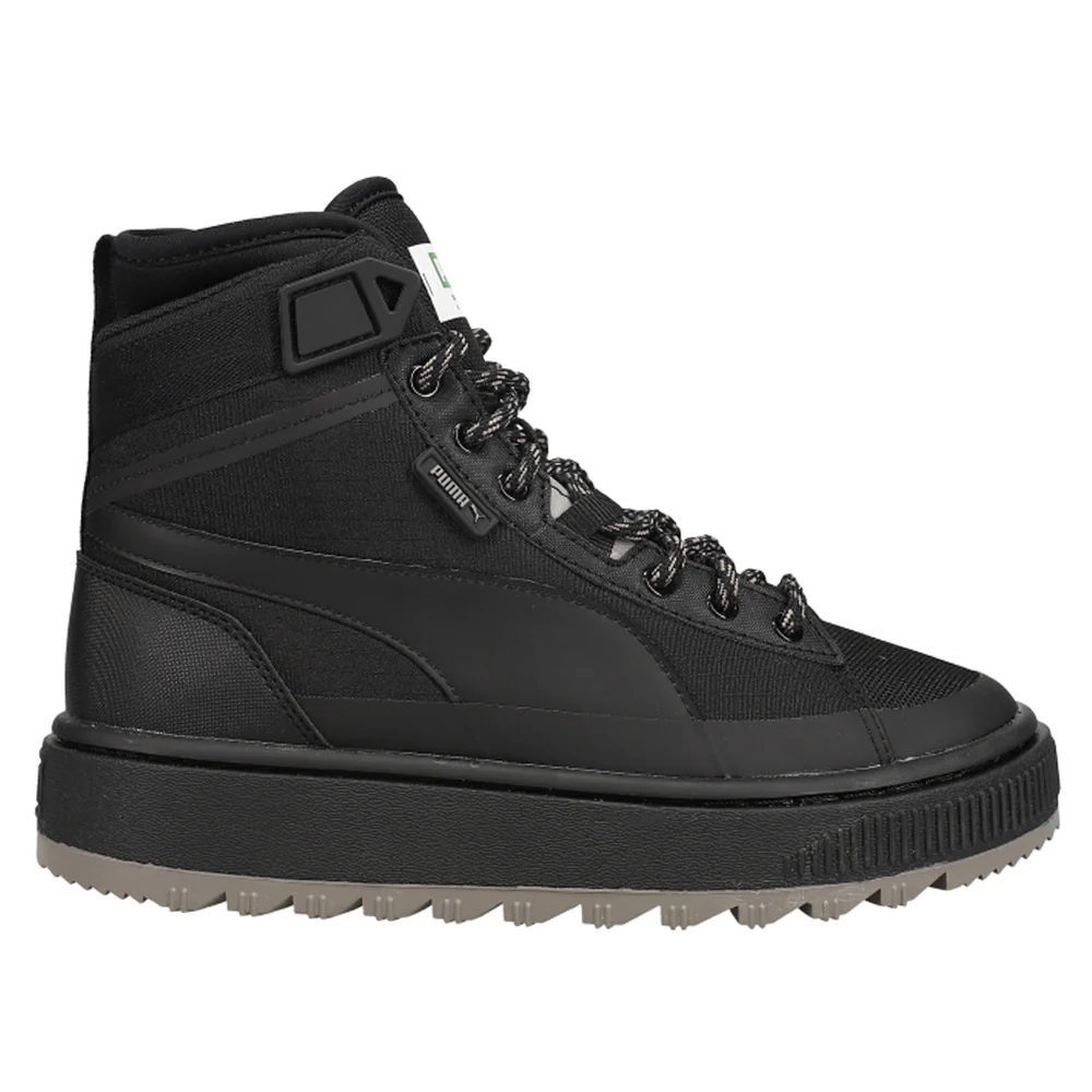 Suede Winter Mid Lace Up Snow Boots