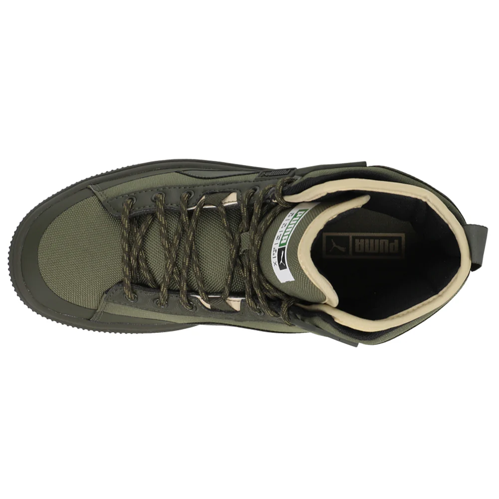 Suede Winter Mid Lace Up Snow Boots - Image 4
