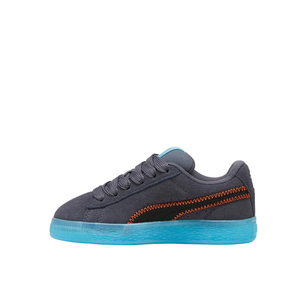 Suede XL Artificial Friends Lace Up Sneakers (Little Kid) - Image 3
