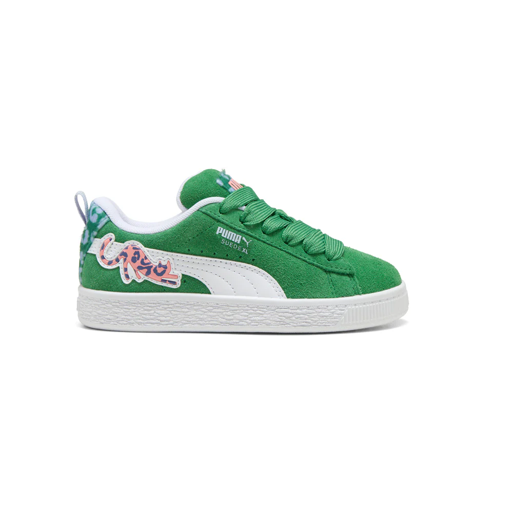 Suede XL Cats Club Lace Up Sneakers (Little Kid)