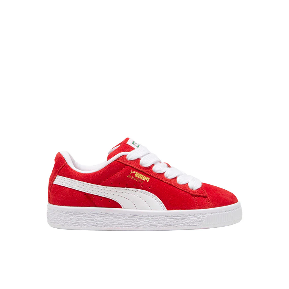 Suede XL Lace Up Sneakers (Little Kids)