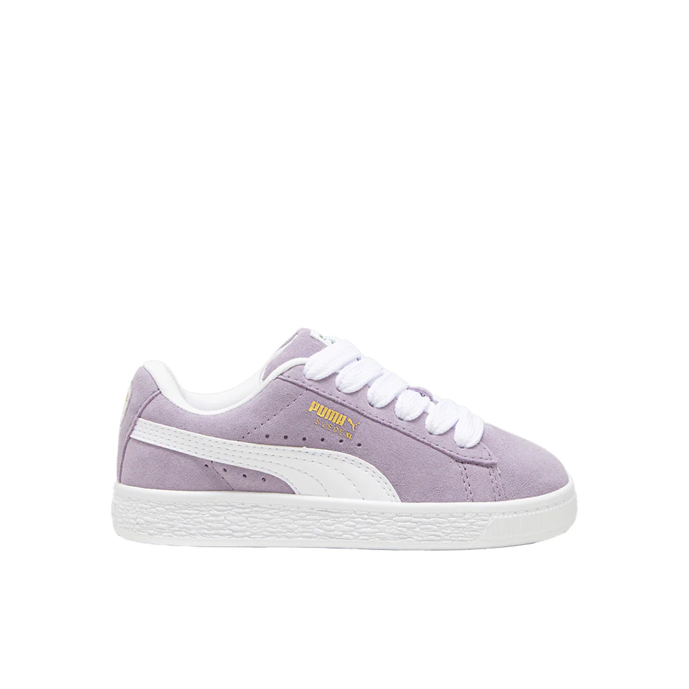 Suede XL Lace Up Sneakers (Little Kids)